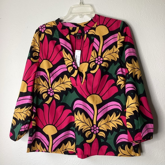 J. Crew Ratti Top NEW S - Picture 3 of 9